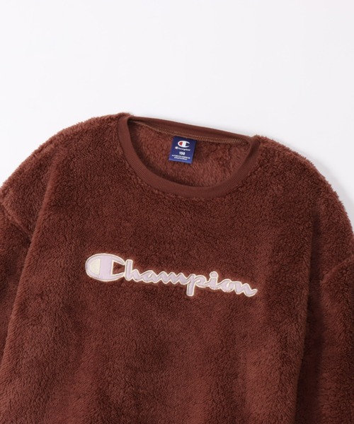 Champion(チャンピオン)の「Champion/チャンピオン キッズ クルーネックフリーストップス(その他トップス・キッズ・ラベンダー/ベージュ/ブラウン・130cm/140cm/150cm/160cm)」の5枚目の写真