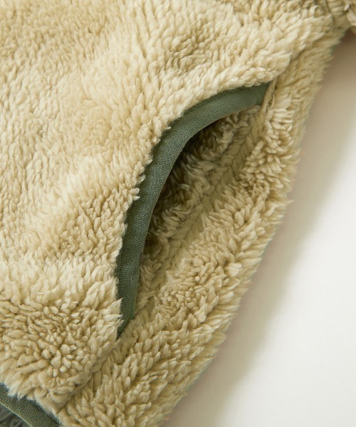 devirock（デビロック）の「【洗える】リバーシブルアウトドア　ボアジャケット（ブルゾン・キッズ・オレンジ系その他/ダークオリーブ/ネイビー・110cm/100cm/120cm/130cm/140cm/150cm/160cm）」の13枚目の写真