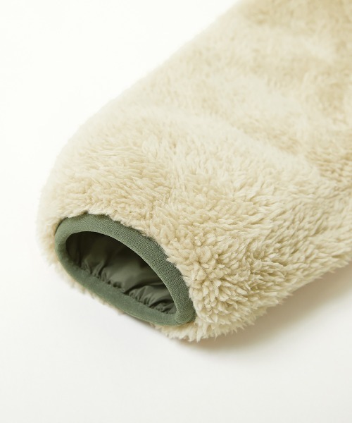 devirock（デビロック）の「【洗える】リバーシブルアウトドア　ボアジャケット（ブルゾン・キッズ・オレンジ系その他/ダークオリーブ/ネイビー・110cm/100cm/120cm/130cm/140cm/150cm/160cm）」の15枚目の写真