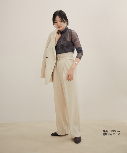Washable WOOL パンツ　ホワイト セール】ストレッチノワイドパンツ（チノパンツ）｜FOUND GOOD