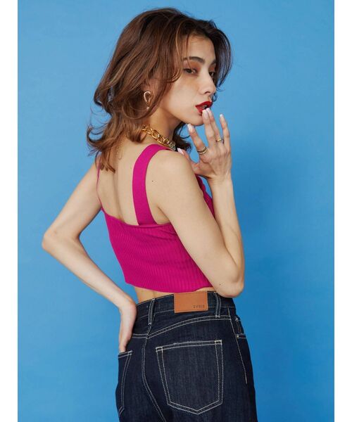 EVRIS（エヴリス）の「アンサンブルニットトップス（カーディガン/ボレロ・レディース・ブラック/ピンク/グリーン/アイボリー・FREE）」の17枚目の写真