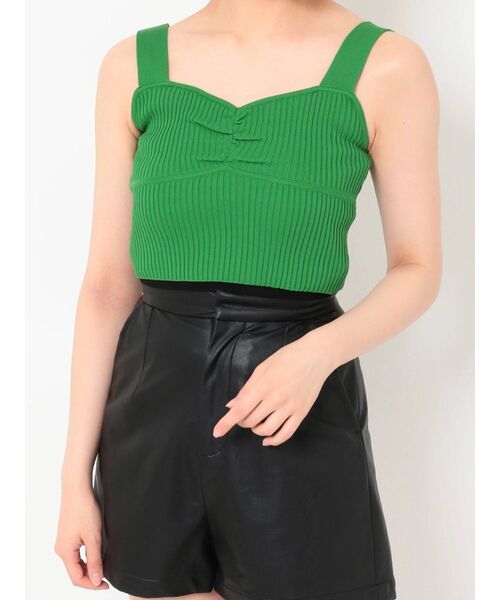 EVRIS（エヴリス）の「アンサンブルニットトップス（カーディガン/ボレロ・レディース・ブラック/ピンク/グリーン/アイボリー・FREE）」の22枚目の写真