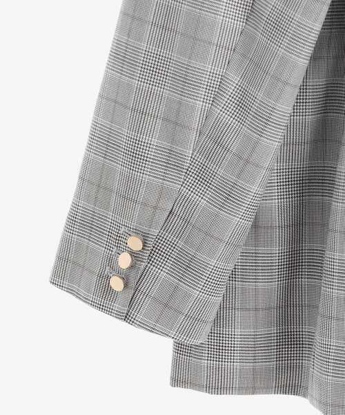 le.coeur blanc(ルクールブラン)の「チェックダブルブレストジャケット(テーラードジャケット・レディース・ブラック系その他・38)」の3枚目の写真