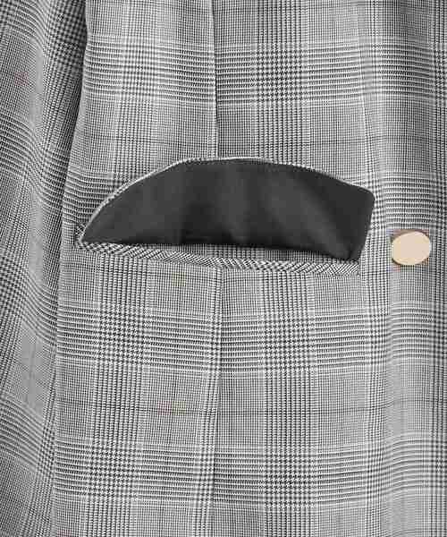 le.coeur blanc(ルクールブラン)の「チェックダブルブレストジャケット(テーラードジャケット・レディース・ブラック系その他・38)」の17枚目の写真