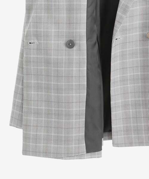 le.coeur blanc(ルクールブラン)の「チェックダブルブレストジャケット(テーラードジャケット・レディース・ブラック系その他・38)」の22枚目の写真