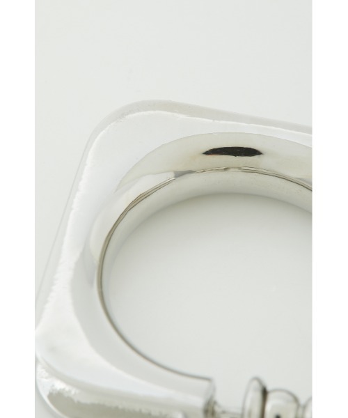 SLY（スライ）の「SQUARE HOOP P/EARRING スクエア フープピアス（ピアス（両耳用）・レディース・シルバー/ゴールド・FREE）」の13枚目の写真