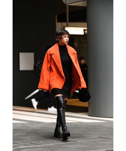 SLY（スライ）の「SQUARE HOOP P/EARRING スクエア フープピアス（ピアス（両耳用）・レディース・シルバー/ゴールド・FREE）」の16枚目の写真