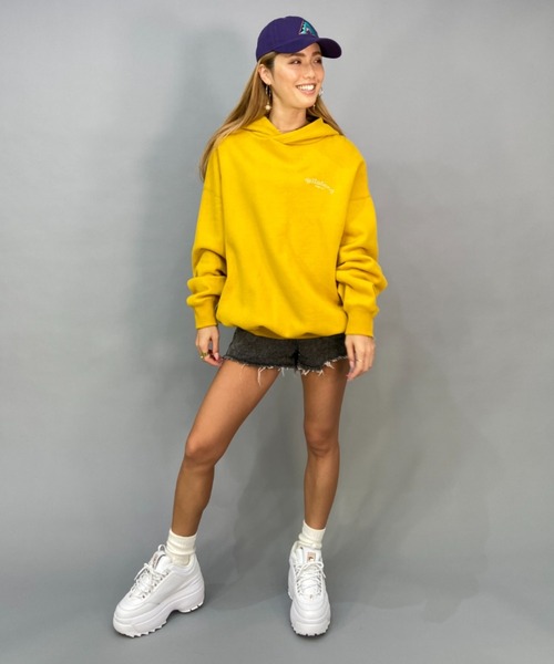 BILLABONG/ビラボンビッグシルエット/オーバーサイズ/無地バックプリントパーカーBC014-019