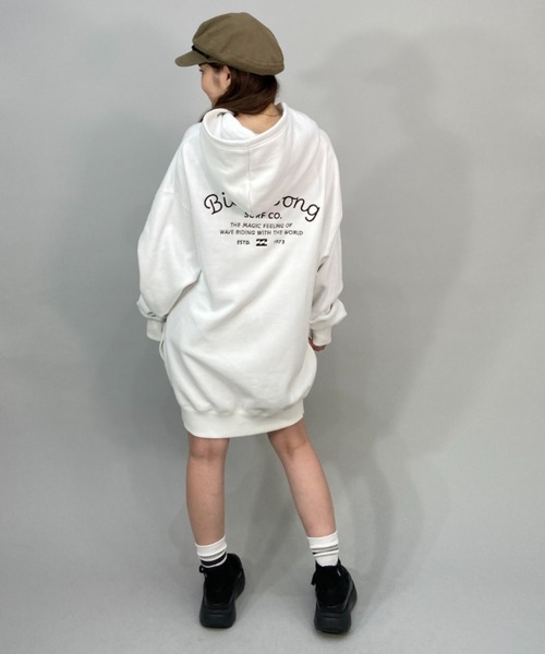 BILLABONG/ビラボンビッグシルエット/オーバーサイズ/無地バックプリントパーカーBC014-019