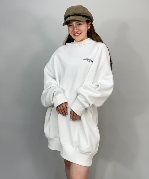BILLABONG/ビラボンビッグシルエット/オーバーサイズ/無地バックプリントパーカーBC014-019