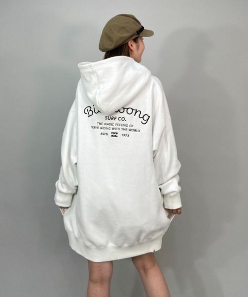 BILLABONG/ビラボンビッグシルエット/オーバーサイズ/無地バックプリントパーカーBC014-019