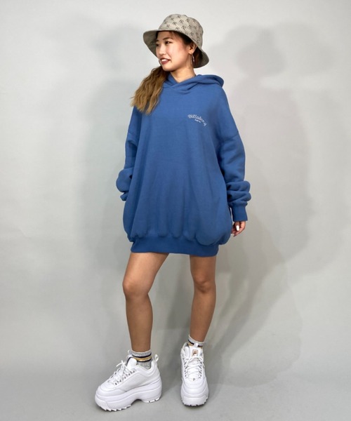 BILLABONG/ビラボンビッグシルエット/オーバーサイズ/無地バックプリントパーカーBC014-019