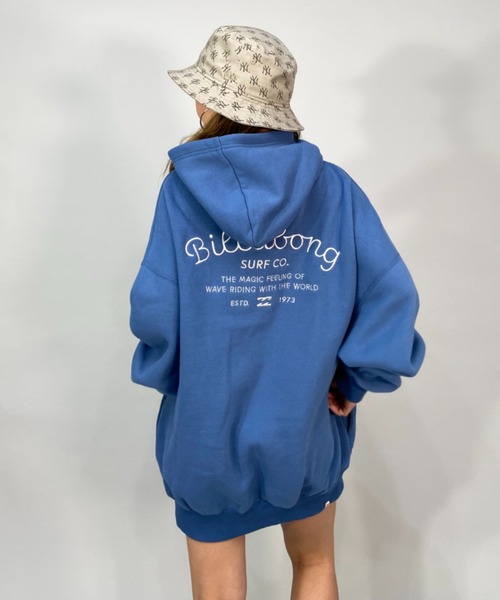 BILLABONG/ビラボンビッグシルエット/オーバーサイズ/無地バックプリントパーカーBC014-019