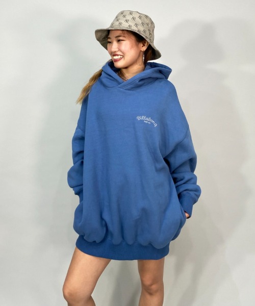 BILLABONG/ビラボンビッグシルエット/オーバーサイズ/無地バックプリントパーカーBC014-019