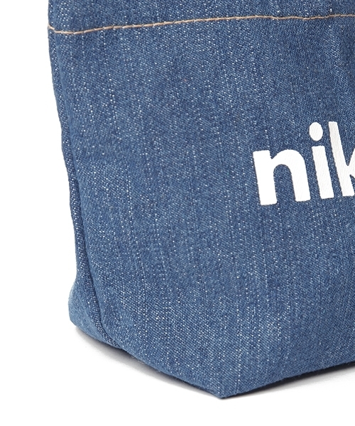 niko and...(ニコアンド)の「オリジナルニコロゴトートバッグS【niko and...】(トートバッグ・ブルー/ホワイト/ブラック・0)」の19枚目の写真