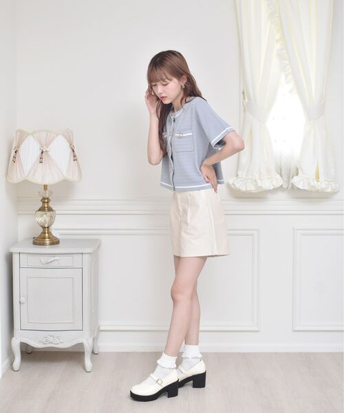 ems excite(エムズエキサイト)の「レザーSPT(その他パンツ・レディース・ブラック/ブラウン/オレンジ/ナチュラル・FREE)」の10枚目の写真