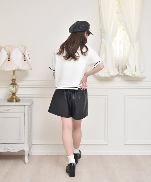 ems excite(エムズエキサイト)の「レザーSPT(その他パンツ・レディース・ブラック/ブラウン/オレンジ/ナチュラル・FREE)」の16枚目の写真