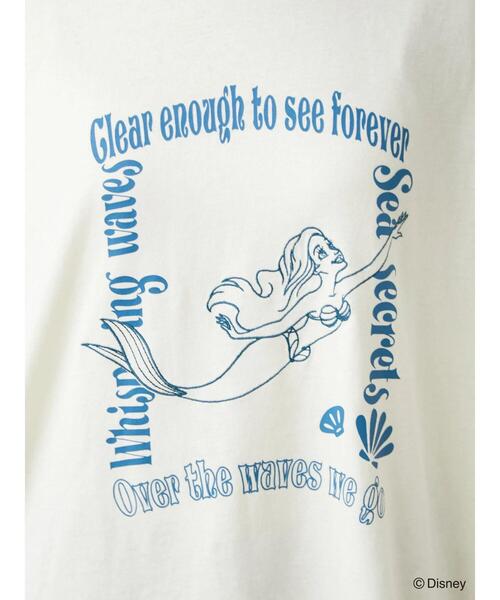 Disney(ディズニー)の「リトル・マーメイド/ロゴT(Tシャツ/カットソー・レディース・パープル/レッド/ブルー・FREE)」の5枚目の写真