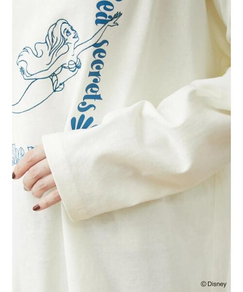 Disney(ディズニー)の「リトル・マーメイド/ロゴT(Tシャツ/カットソー・レディース・パープル/レッド/ブルー・FREE)」の14枚目の写真