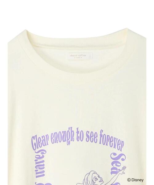 Disney(ディズニー)の「リトル・マーメイド/ロゴT(Tシャツ/カットソー・レディース・パープル/レッド/ブルー・FREE)」の8枚目の写真