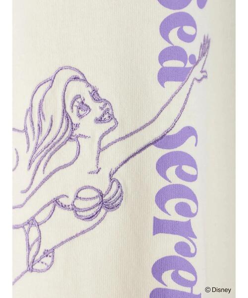 Disney(ディズニー)の「リトル・マーメイド/ロゴT(Tシャツ/カットソー・レディース・パープル/レッド/ブルー・FREE)」の6枚目の写真