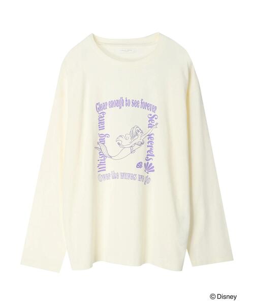 Disney(ディズニー)の「リトル・マーメイド/ロゴT(Tシャツ/カットソー・レディース・パープル/レッド/ブルー・FREE)」の9枚目の写真