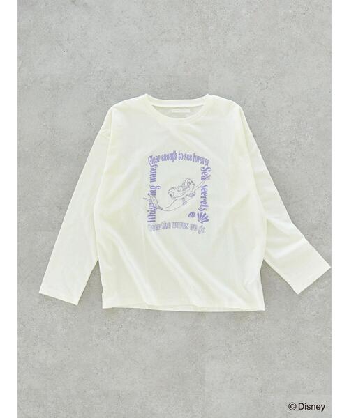 Disney(ディズニー)の「リトル・マーメイド/ロゴT(Tシャツ/カットソー・レディース・パープル/レッド/ブルー・FREE)」の2枚目の写真