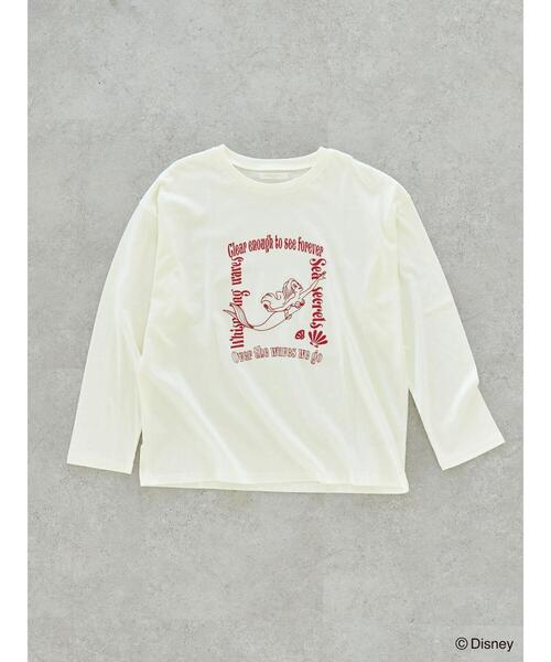 Disney(ディズニー)の「リトル・マーメイド/ロゴT(Tシャツ/カットソー・レディース・パープル/レッド/ブルー・FREE)」の3枚目の写真