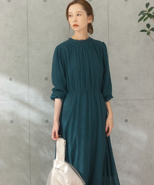 URBAN RESEARCH ROSSO（アーバンリサーチロッソ）の「2WAYシアージャガードワンピース（ワンピース・レディース・ブルー系その他/ブラック/イエロー・FREE）」の18枚目の写真