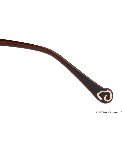 PEANUTS（ピーナッツ）の「ボストン型 めがね｜Zoff PEANUTS COLLECTION（メガネ・レディース・ブラック/ブラウン/ピンク・FREE）」の6枚目の写真