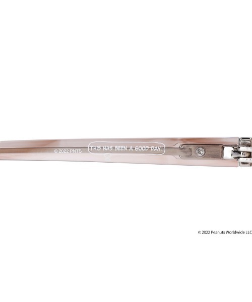 PEANUTS（ピーナッツ）の「ボストン型 めがね｜Zoff PEANUTS COLLECTION（メガネ・レディース・ブラック/ブラウン/ピンク・FREE）」の9枚目の写真