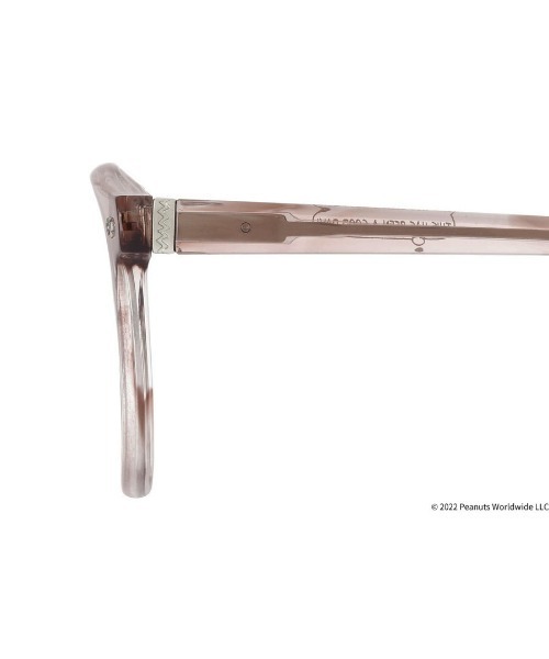 PEANUTS（ピーナッツ）の「ボストン型 めがね｜Zoff PEANUTS COLLECTION（メガネ・レディース・ブラック/ブラウン/ピンク・FREE）」の10枚目の写真