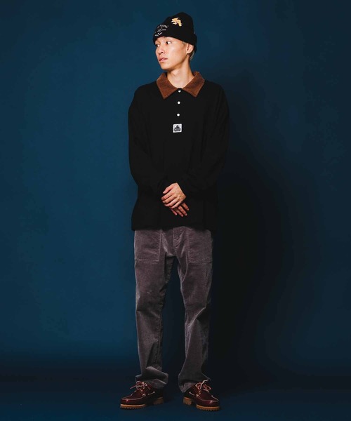 XLARGE(エクストララージ)の「OG LOGO RUGBY SHIRT(ポロシャツ・メンズ・ブラック/ホワイト・XL/L/M/S)」の11枚目の写真