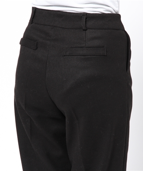 WHO'S WHO gallery（フーズフーギャラリー）の「【期間限定セール】MRウールタックワイドPT（その他パンツ・レディース・グレー/ブラック・SMALL/MEDIUM）」の7枚目の写真