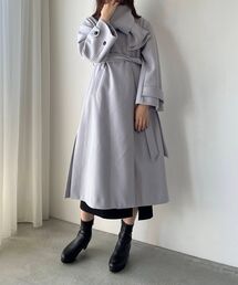 MAJESTIC LEGON | マフラーセットノーカラーコート(その他アウター)