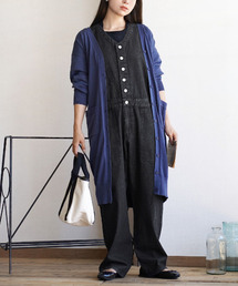 zootie | Vネック デニムオールインワン(サロペット/オーバーオール)