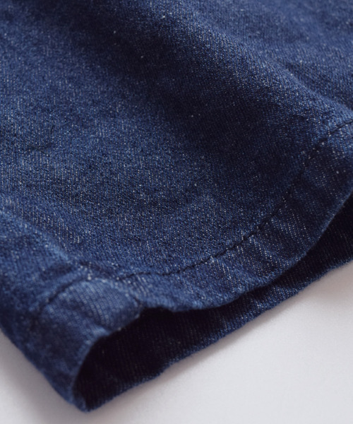 zootie（ズーティー）の「Vネック デニムオールインワン（サロペット/オーバーオール・レディース・ブラック/ライトインディゴブルー/インディゴブルー・フリー）」の13枚目の写真