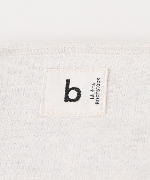 blurhms（ブラームス）の「【blurhms ROOTSTOCK】Rough Smooth Thermal Over-neck（Tシャツ/カットソー・メンズ・ブラウン/アイボリー/ホワイト系その他・2/3）」の17枚目の写真