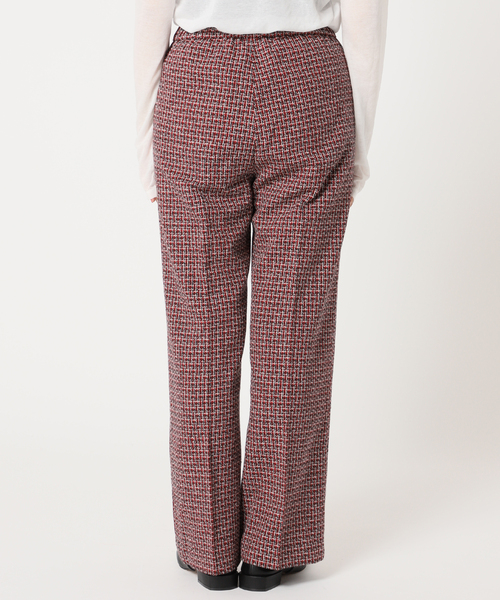 JOINT WORKS(ジョイントワークス)の「TWEED フレアパンツ(その他パンツ・レディース・ブルー系その他/レッド・SMALL/MEDIUM)」の5枚目の写真