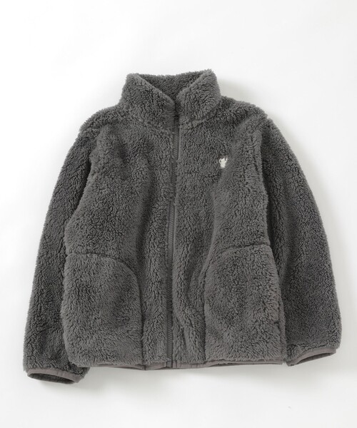 coen（コーエン）の「シャギーボアジップブルゾン（ブルゾン・キッズ・グレー/ライトピンク/ダークグレー/ライム・110/150/100/120/140/130）」の22枚目の写真