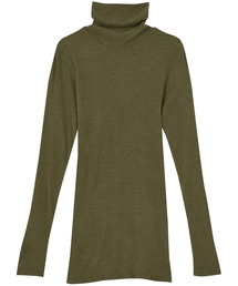 une nana cool（ウンナナクール）の「冬肌着 あったかふわふわ 無地 長袖タートルネックシャツ（インナーウェア/肌着）」