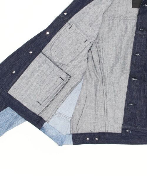 WEYEP(ウィエップ)の「WEYEP/別注 WIDE DENIM JACKET(デニムジャケット・メンズ・インディゴブルー・FREE)」の3枚目の写真