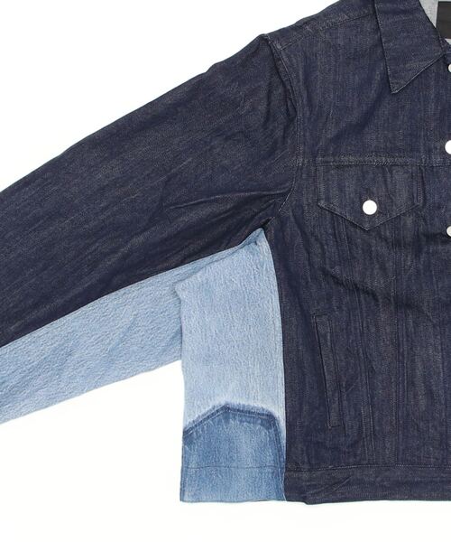 WEYEP(ウィエップ)の「WEYEP/別注 WIDE DENIM JACKET(デニムジャケット・メンズ・インディゴブルー・FREE)」の2枚目の写真