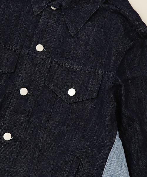 WEYEP(ウィエップ)の「WEYEP/別注 WIDE DENIM JACKET(デニムジャケット・メンズ・インディゴブルー・FREE)」の8枚目の写真