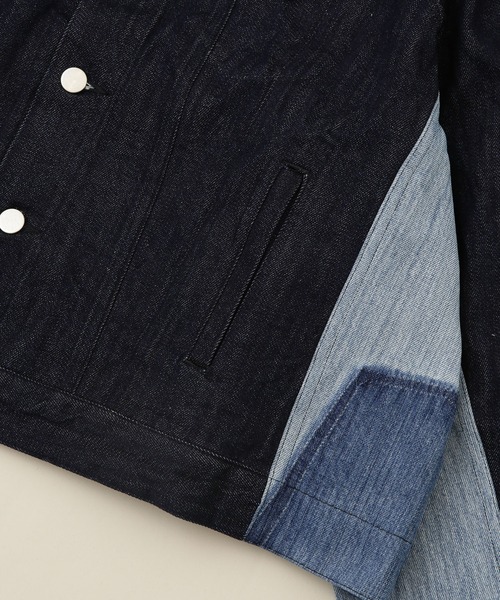 WEYEP(ウィエップ)の「WEYEP/別注 WIDE DENIM JACKET(デニムジャケット・メンズ・インディゴブルー・FREE)」の9枚目の写真
