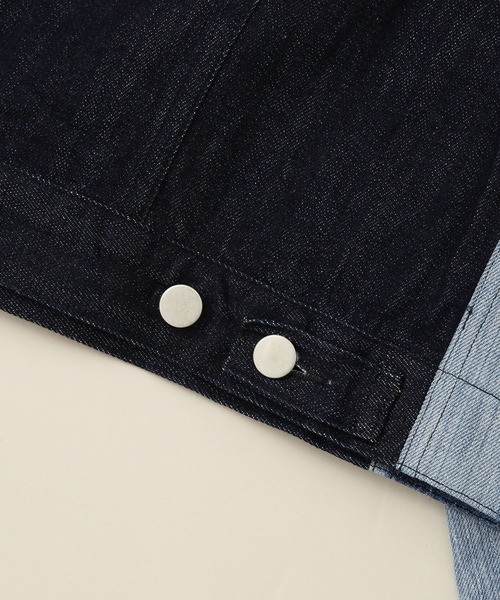 WEYEP(ウィエップ)の「WEYEP/別注 WIDE DENIM JACKET(デニムジャケット・メンズ・インディゴブルー・FREE)」の13枚目の写真