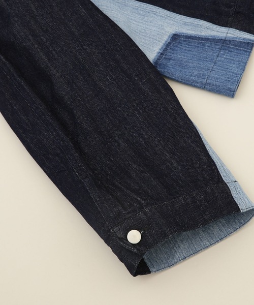 WEYEP(ウィエップ)の「WEYEP/別注 WIDE DENIM JACKET(デニムジャケット・メンズ・インディゴブルー・FREE)」の14枚目の写真