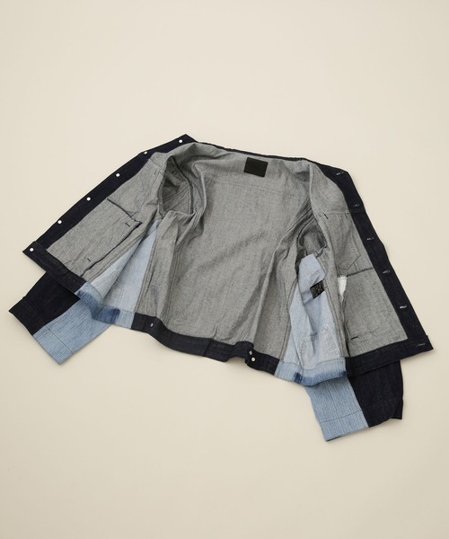 WEYEP(ウィエップ)の「WEYEP/別注 WIDE DENIM JACKET(デニムジャケット・メンズ・インディゴブルー・FREE)」の15枚目の写真
