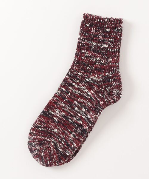 乱痴気(ランチキ)の「MIX SOCKS(ソックス/靴下・メンズ・レッド/パープル・FREE)」の2枚目の写真