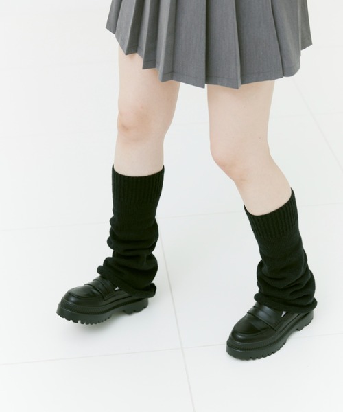 17HR（セブンティーンアワーズ）の「レッグウォーマー（レッグウォーマー・レディース・ホワイト/ブラック・FREE）」の7枚目の写真